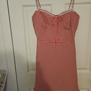 Sienna Sky Red Gingham Top